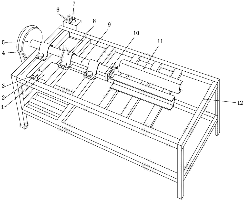 U-support lead-screw washing maintaining device