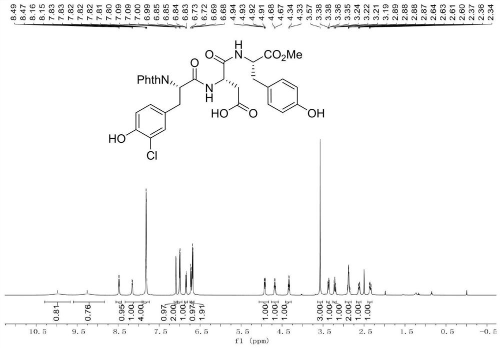 Arylation or alkynylation modification method of natural amino acid-oriented polypeptide C (sp3)-H bond