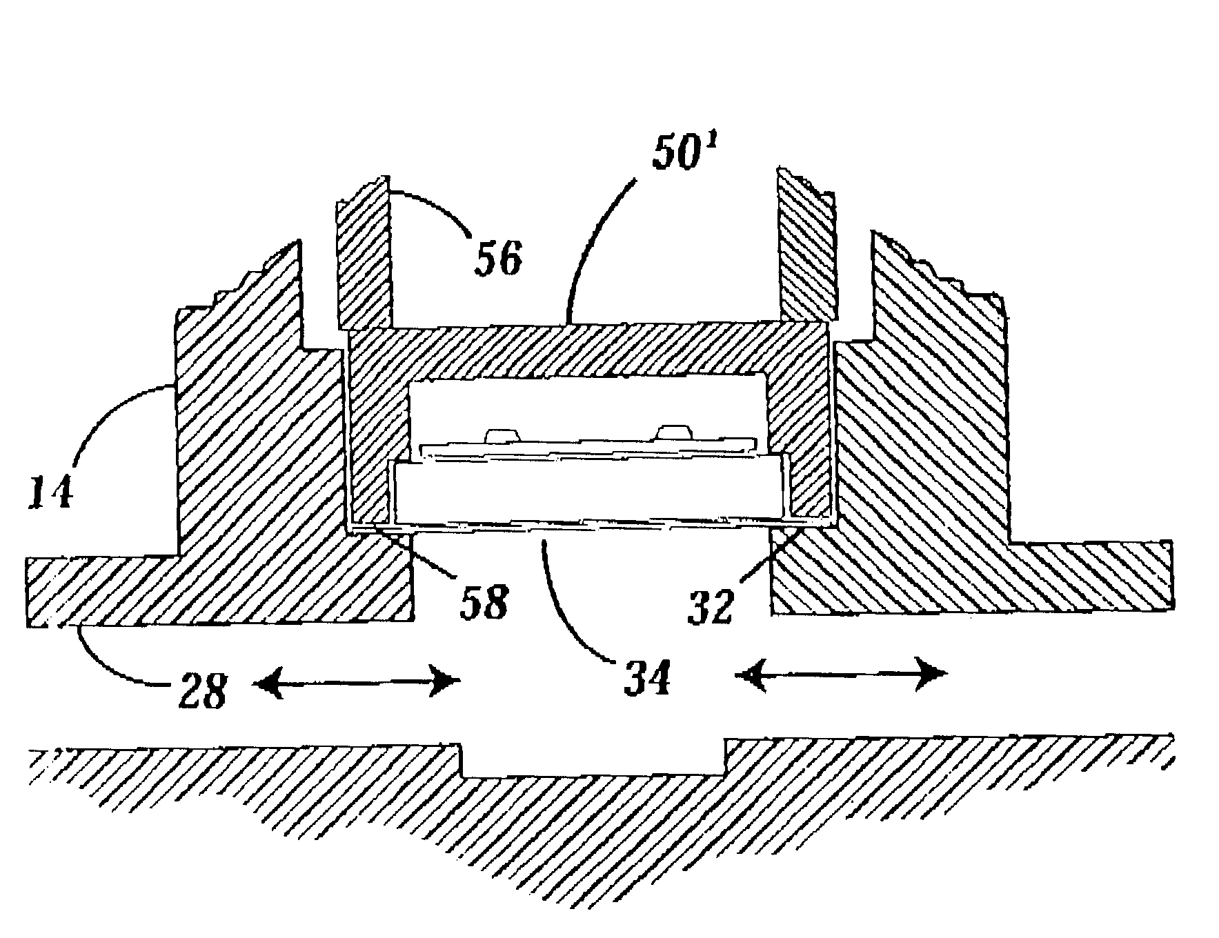 Non-contaminating pressure transducer module