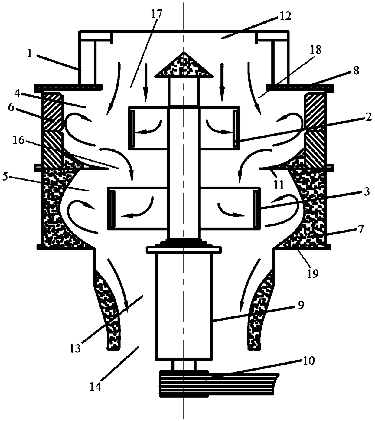 Crusher, mineral production line and material crushing method