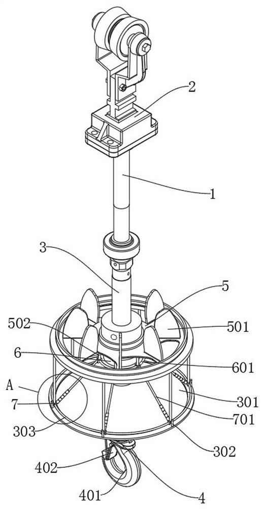 A spreader with a hook for hoisting a crane