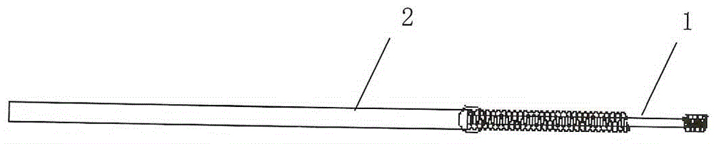 Inserted inlaid butt welding structure of ceramic metal halide electrode