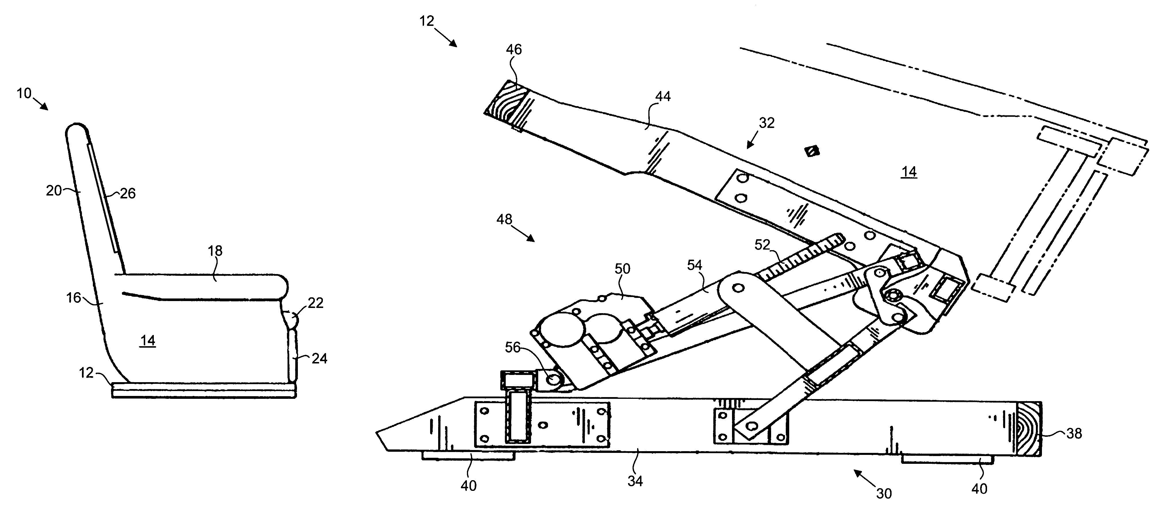 Heavy lift chair