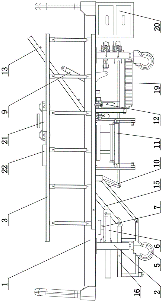 Multifunctional nursing bed