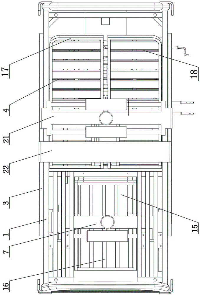 Multifunctional nursing bed