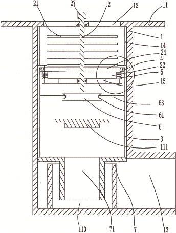 Blockage-preventive floor drain