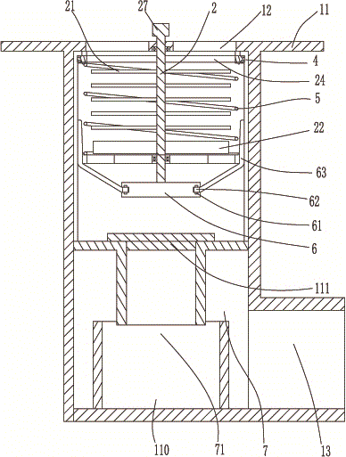 Blockage-preventive floor drain