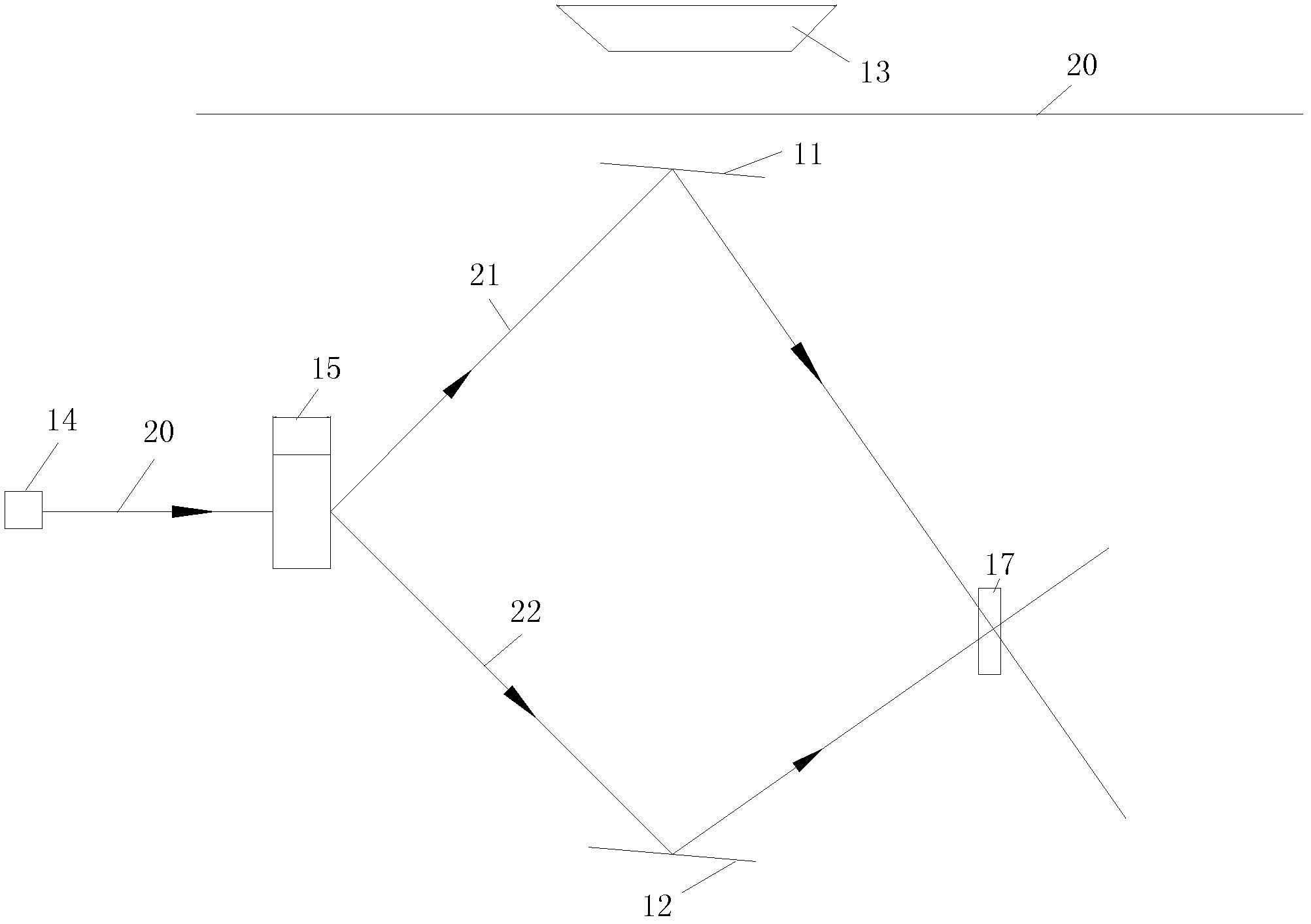 Measuring device for propagation speed of gravitational field and method of measuring device