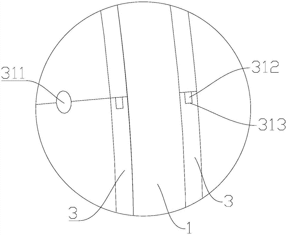 Split type uncoiling brake disc