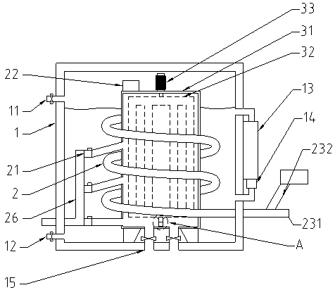 Development apparatus for modified asphalt