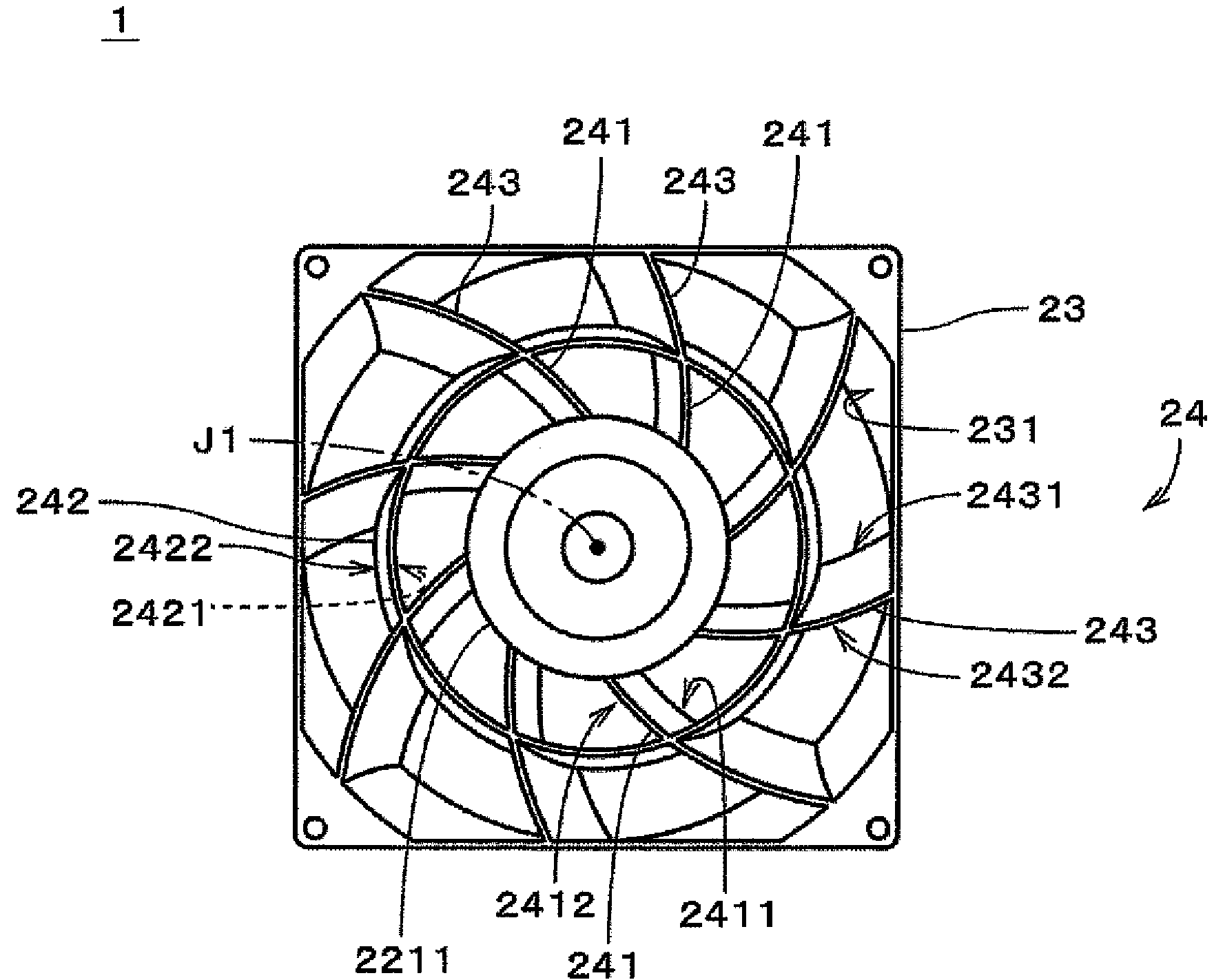 Axial flow fan