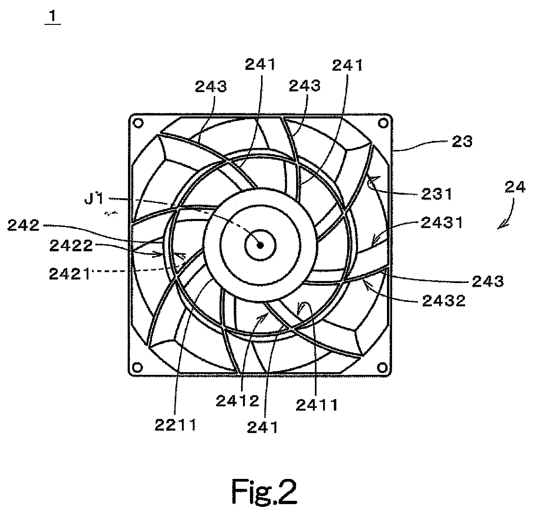 Axial flow fan