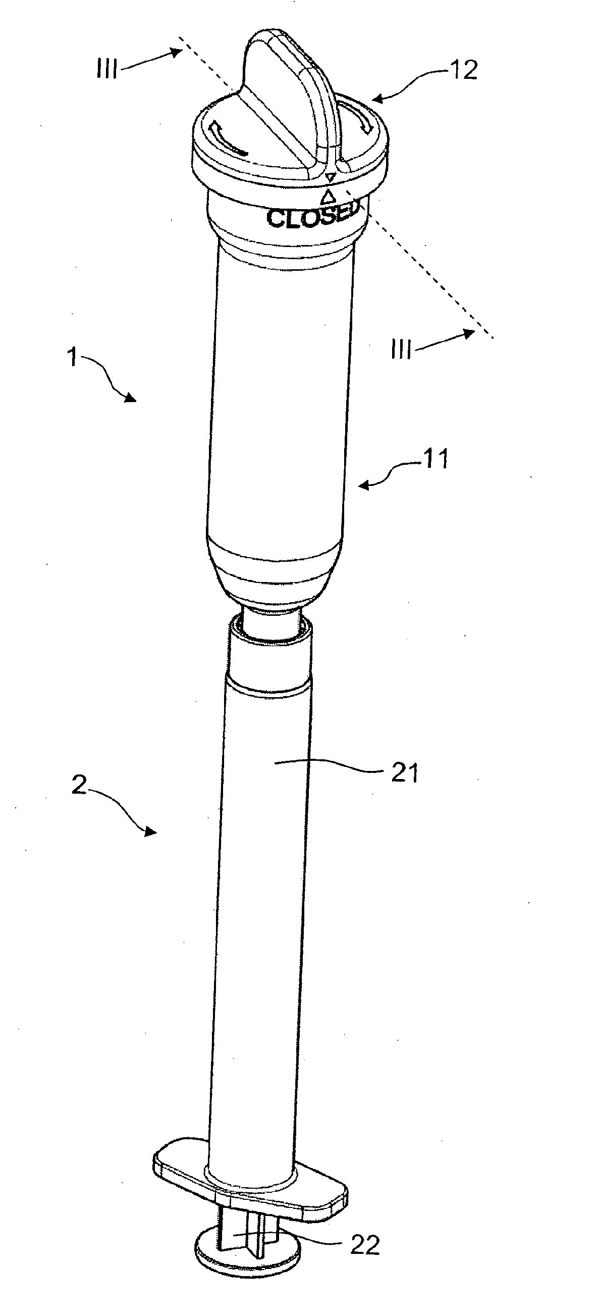 Device for opening an ampoule