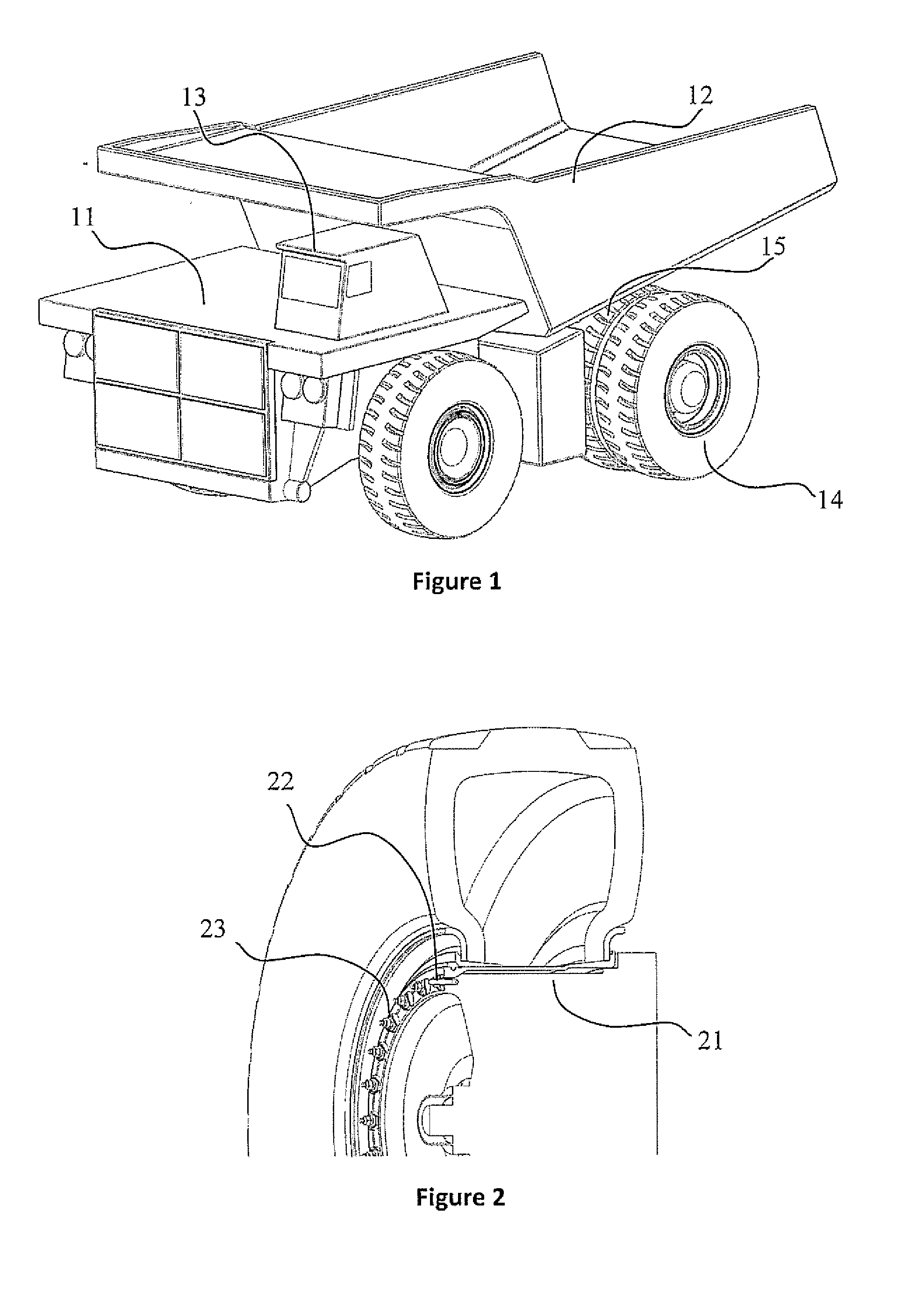 Vehicle wheel changing method