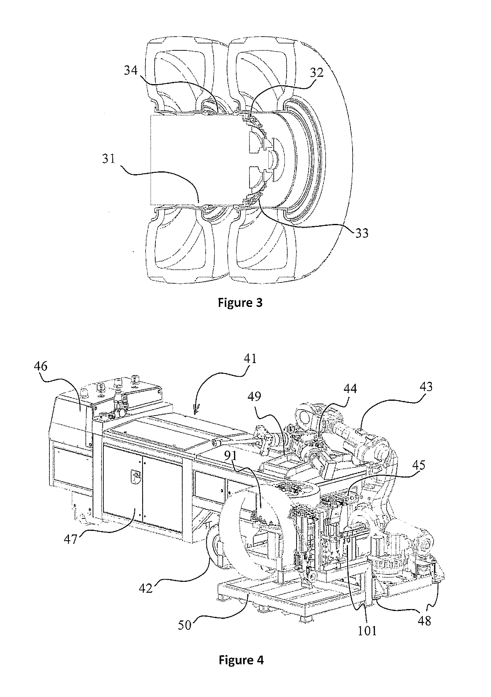 Vehicle wheel changing method