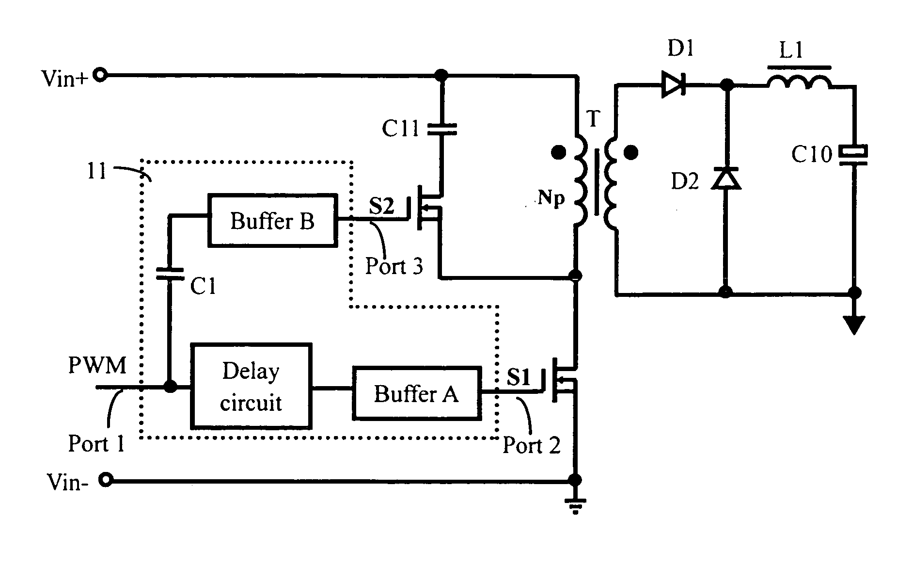 Driving circuit for DC/DC converter