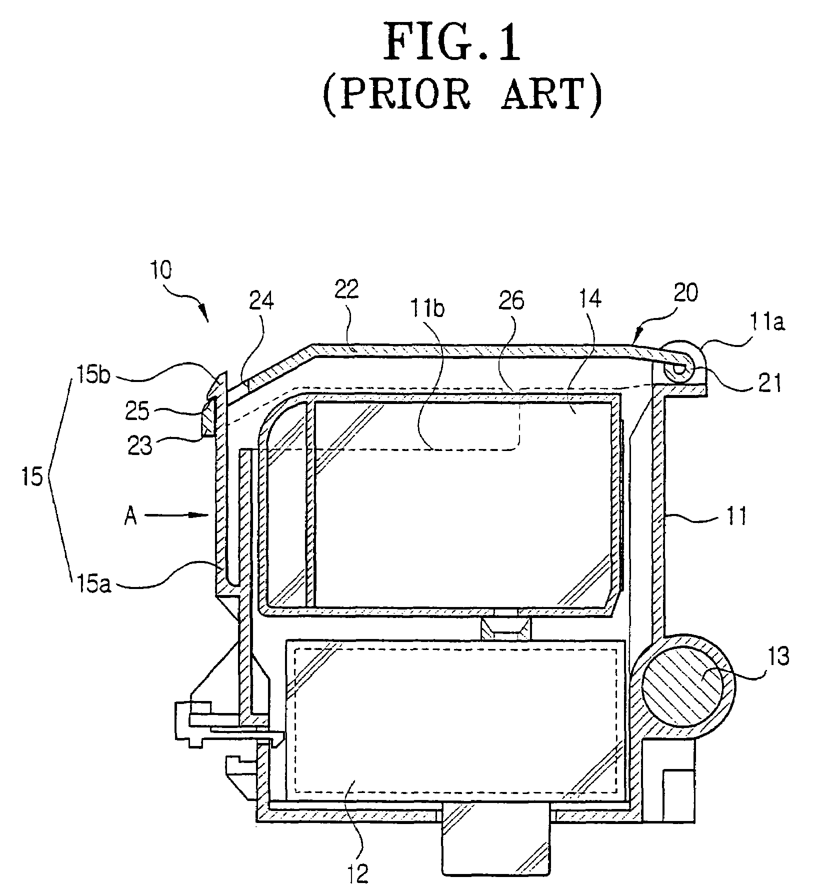 Carriage for ink cartridge of image forming apparatus