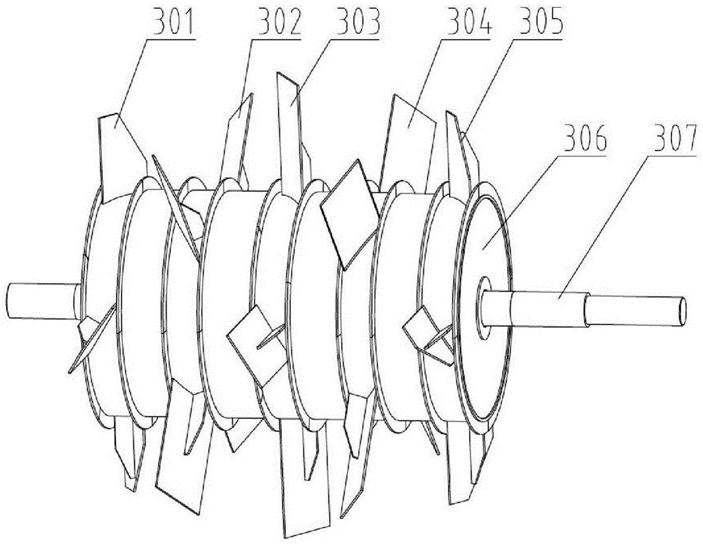 Multi-drum washing and separating device