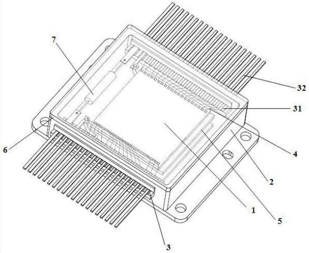 Chip packaging method and chip packaging structure