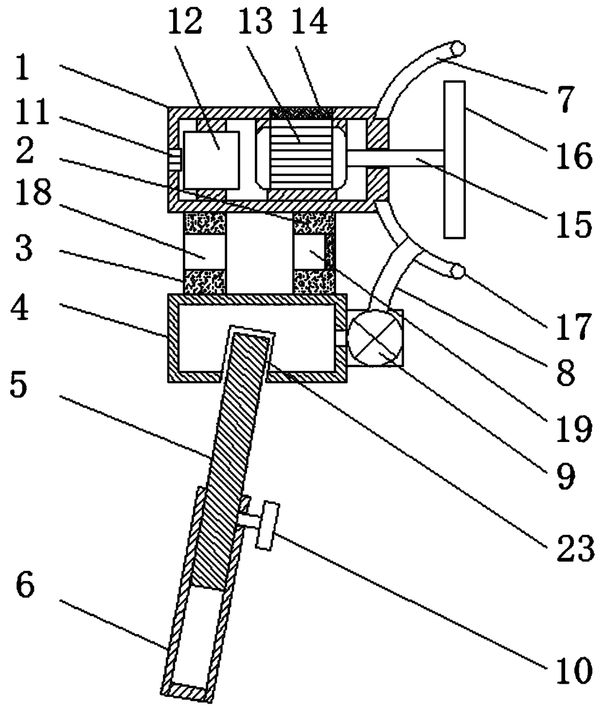 Building wall surface grinding machine