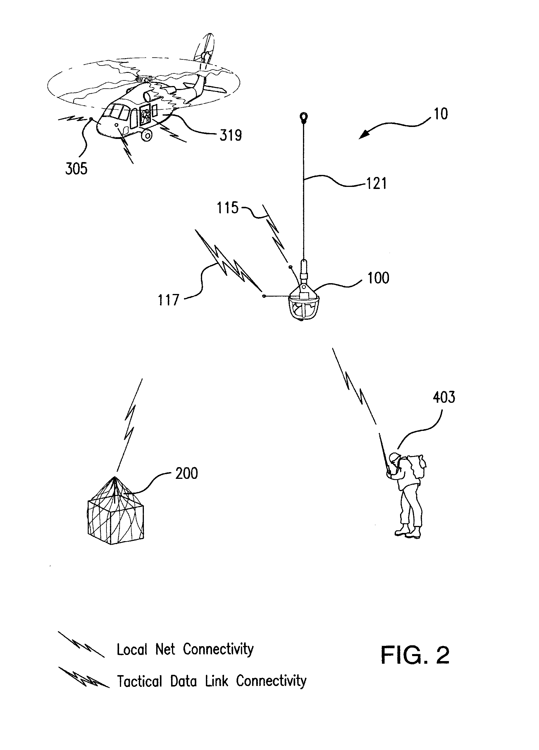 Helicopter sling-load stability control and release system