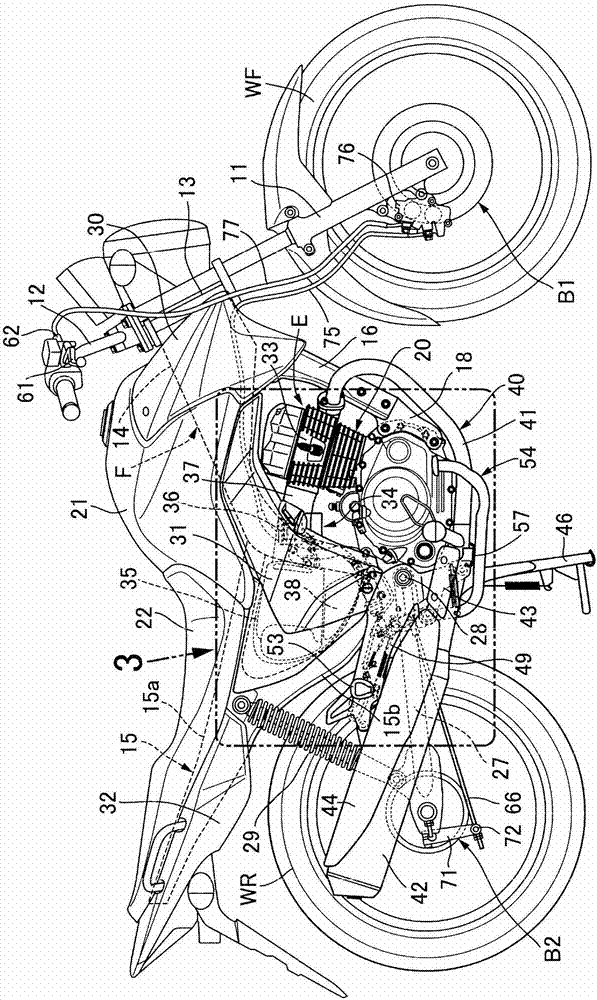 two wheeled motorcycle