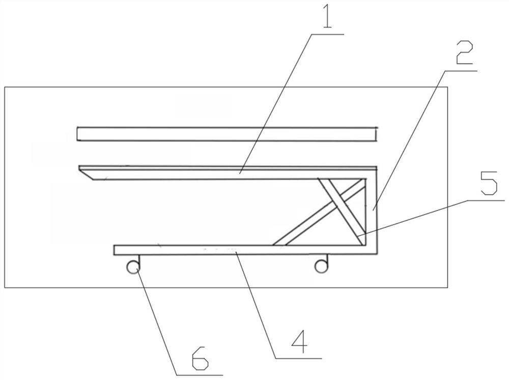 Grid type multifunctional nursing bed structure