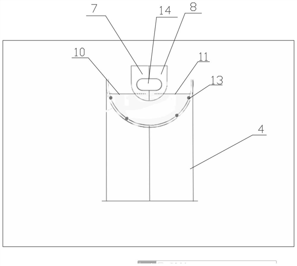 Grid type multifunctional nursing bed structure