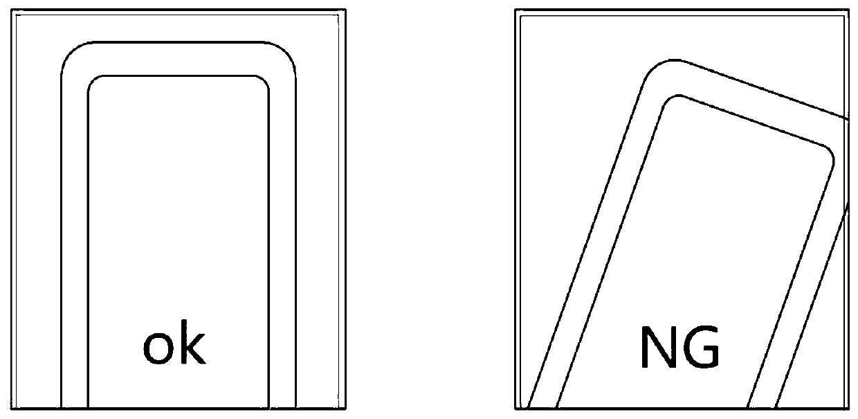 Method for detecting defects of screen printing area of smart phone glass cover plate based on machine vision