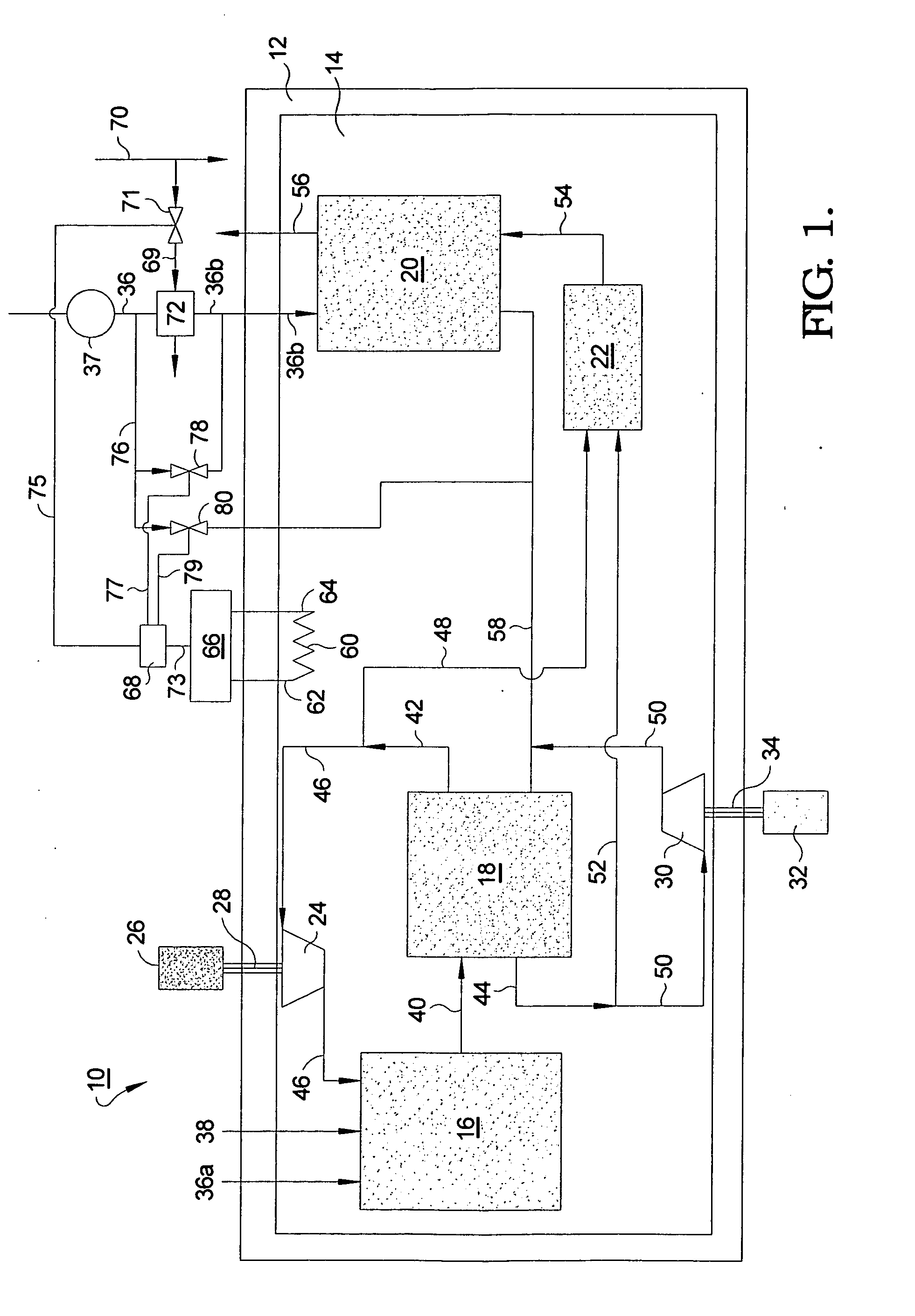 Fuel cell system using external heat sources for maintaining internal temperature