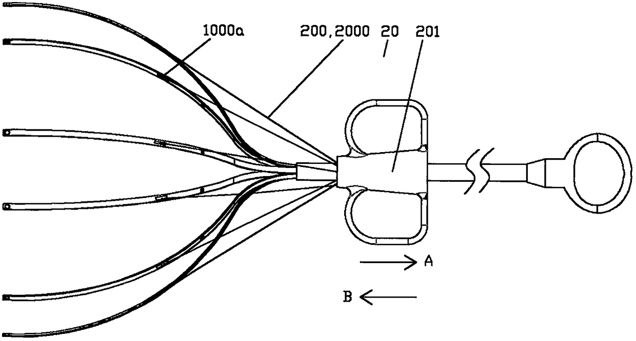 Conveying system of heart assistant device