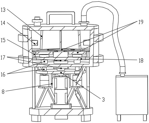 Novel optical pressurization grinding-tool-free polishing device