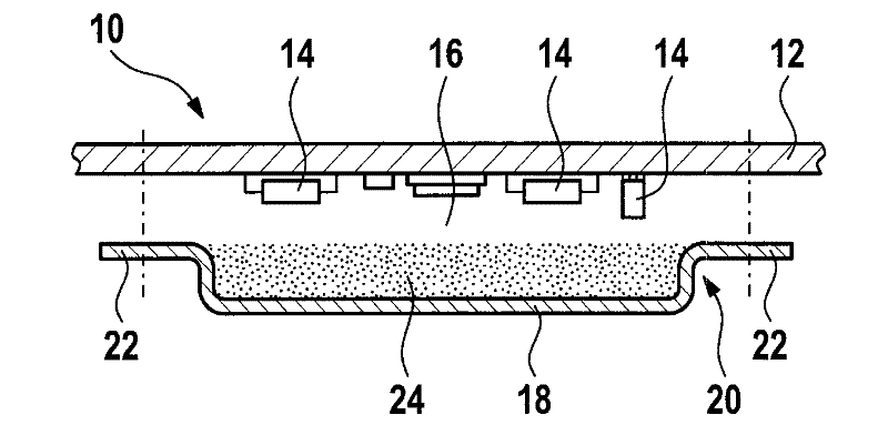 Circuit device having at least one circuit carrier package cover, especially gearbox controller