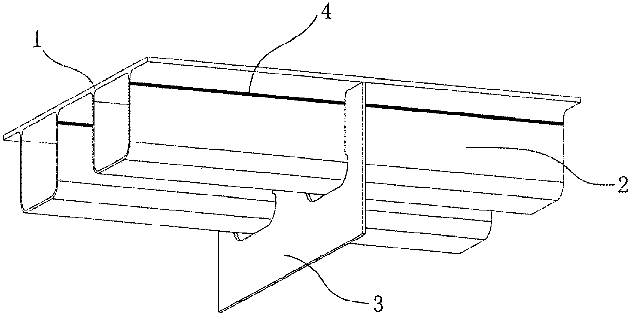 Orthotropic steel bridge deck structure with HRP cover plate