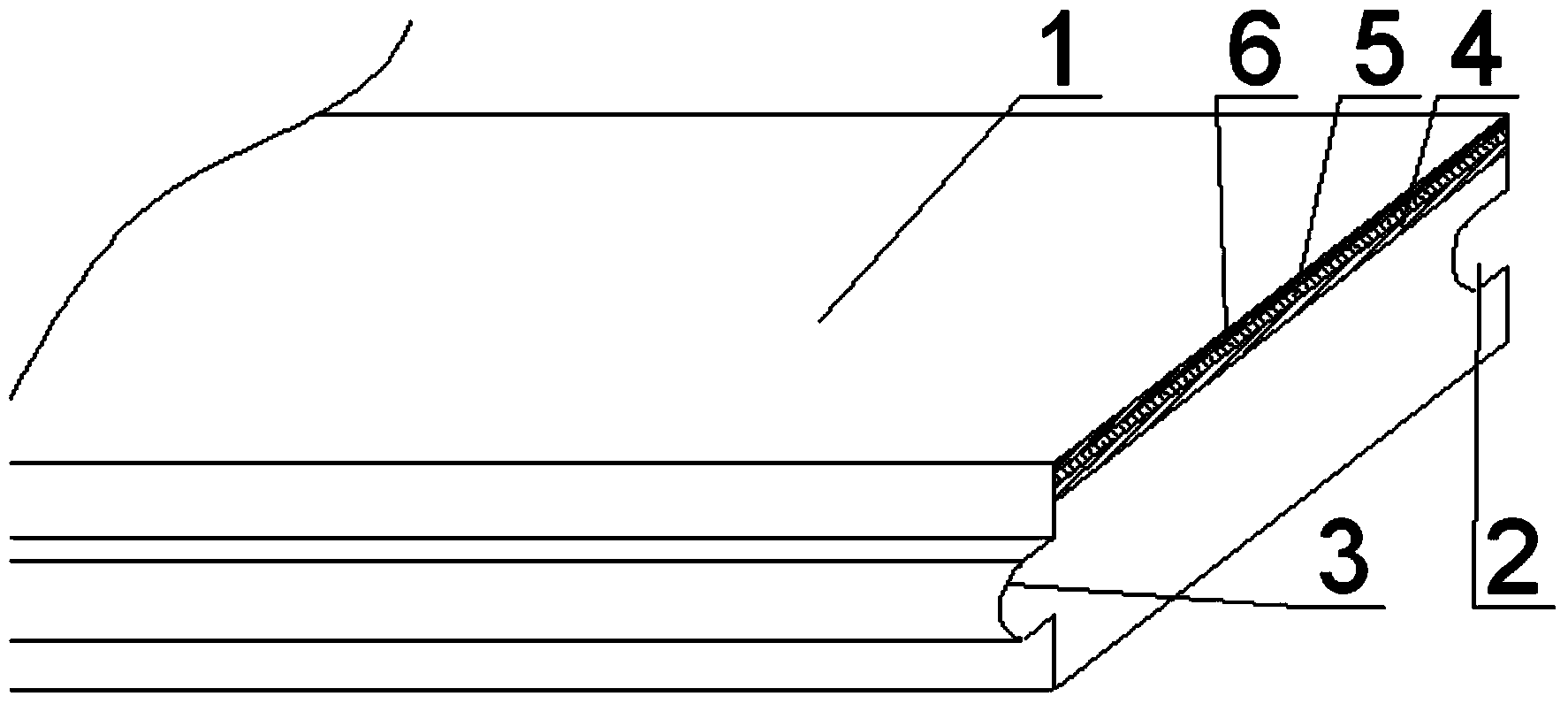 Wear-resistant solid wood floor and manufacturing method thereof