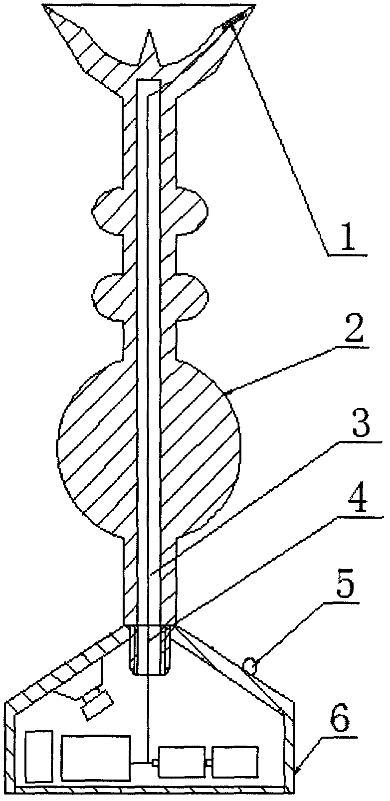 Novel vertical candle holder