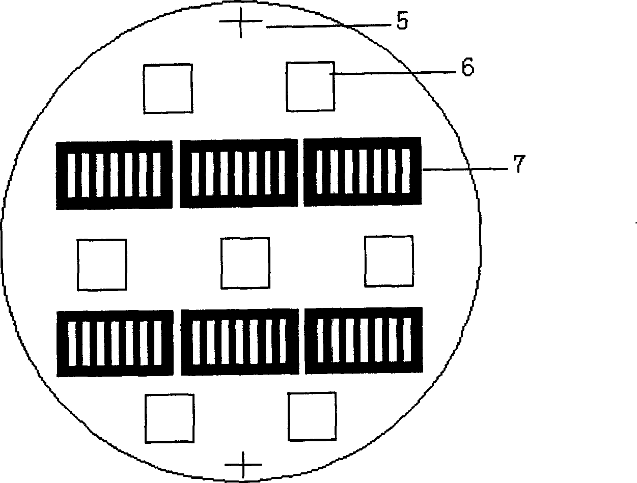 Micro-integrated narrow-band filter array and preparing method thereof