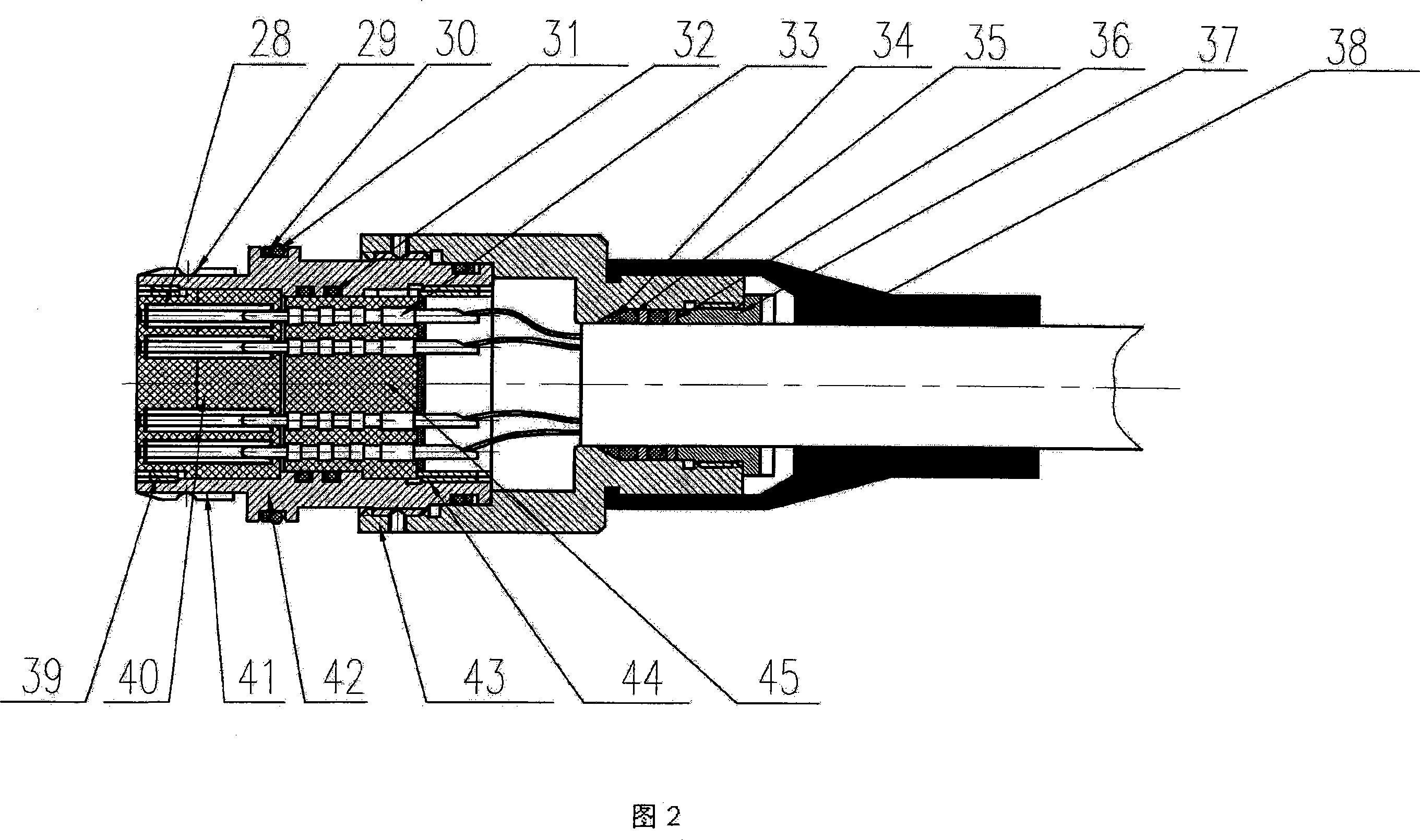 Underwater anti-short circuit separate electric connector