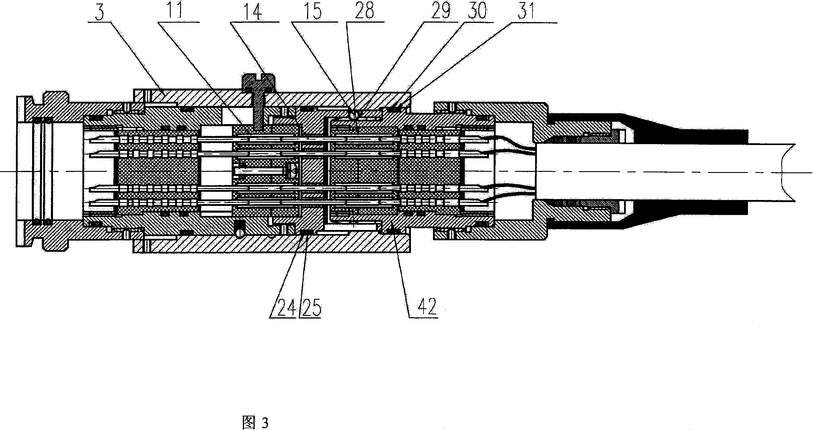 Underwater anti-short circuit separate electric connector