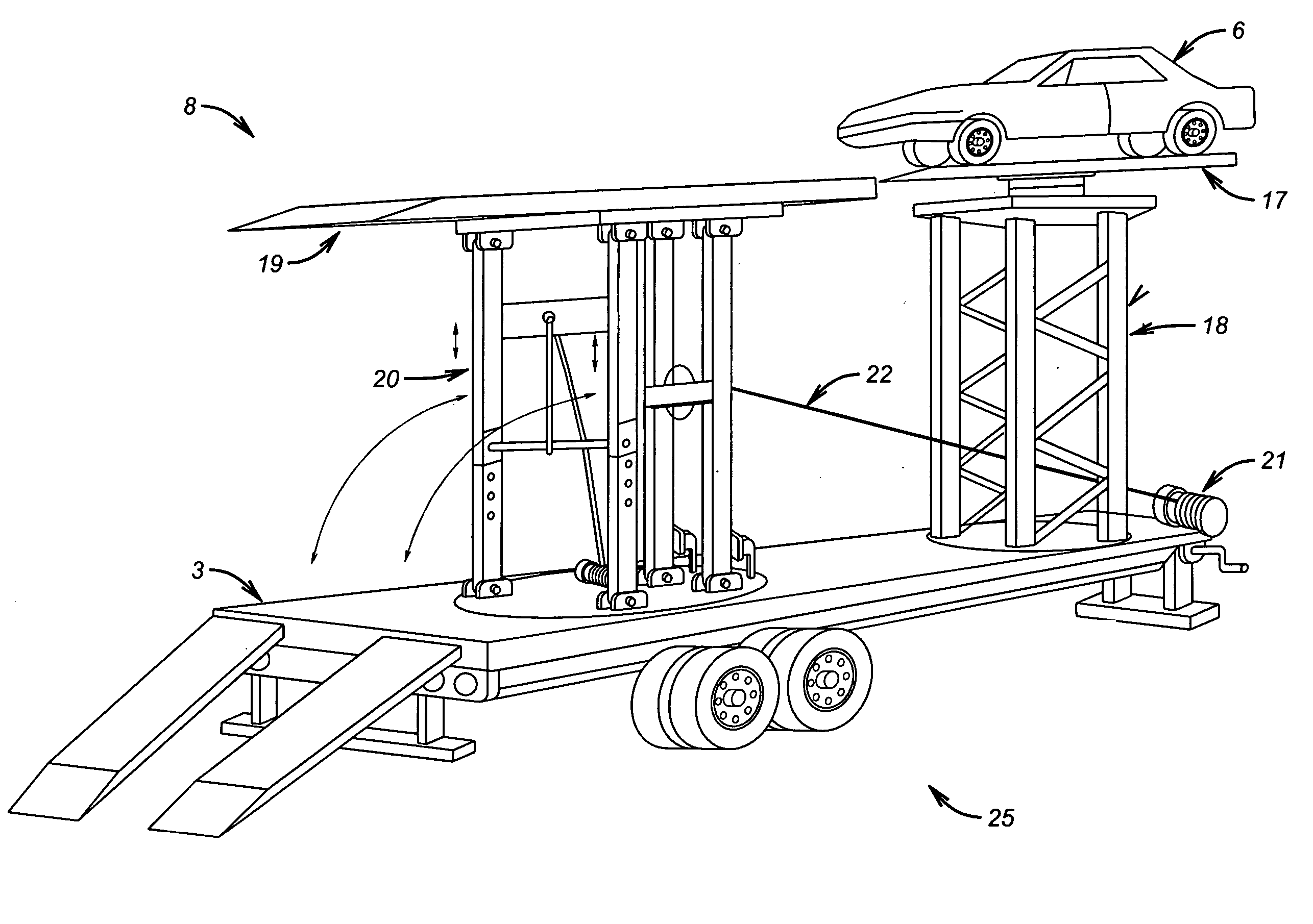 System for displaying a motor vehicle, apparatus and related methods