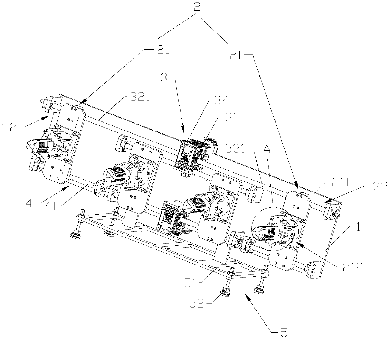 Fiber cake grabbing fixture and automatic fiber cake stacking system and method