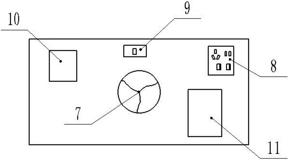 Multifunctional bed computer table