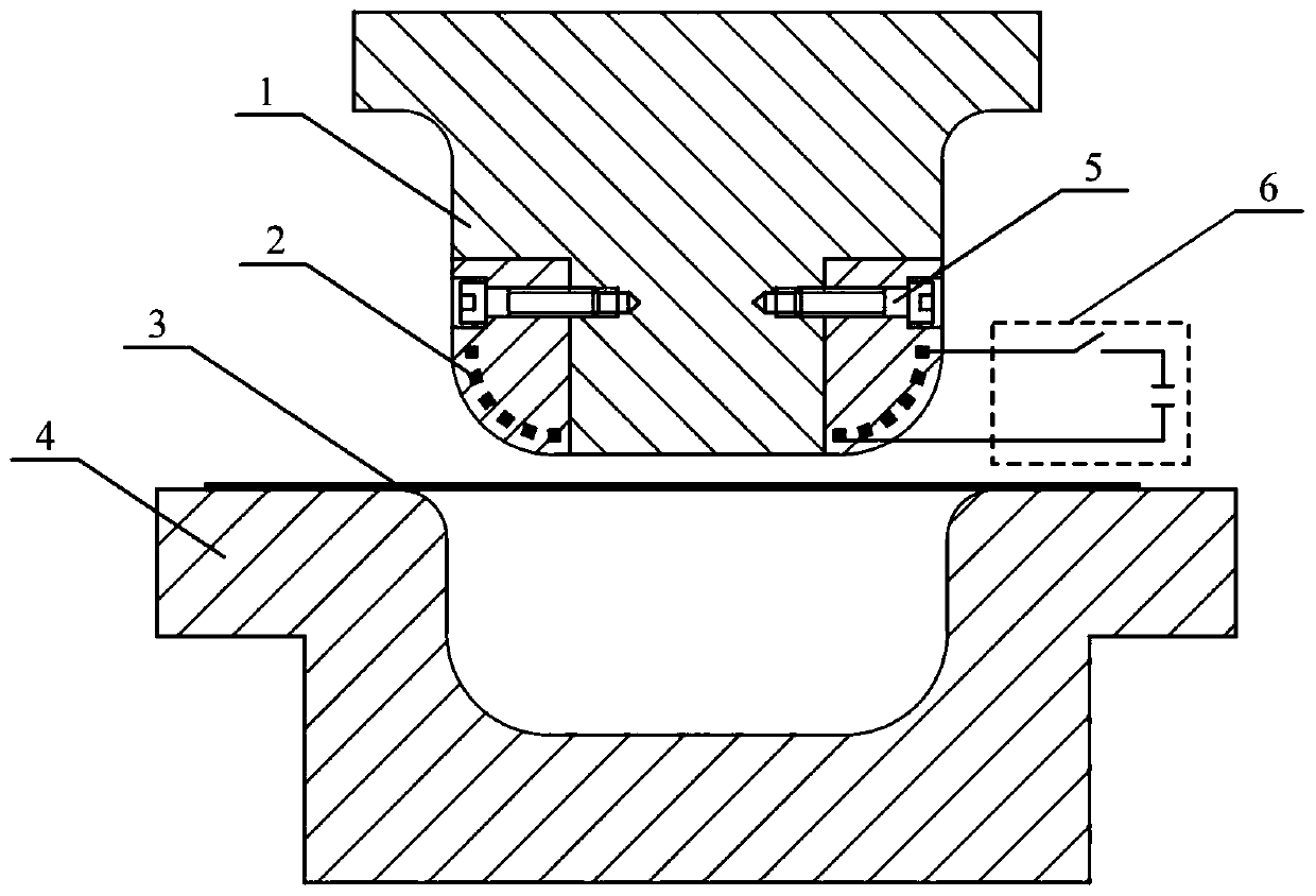 A forming device and method for high-precision U-shaped bending of sheet metal