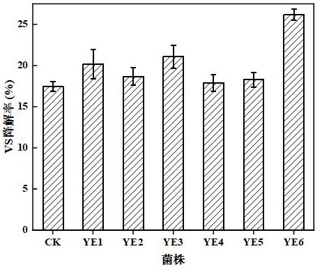 A kind of anaerobic river channel sediment degrading bacteria and its application