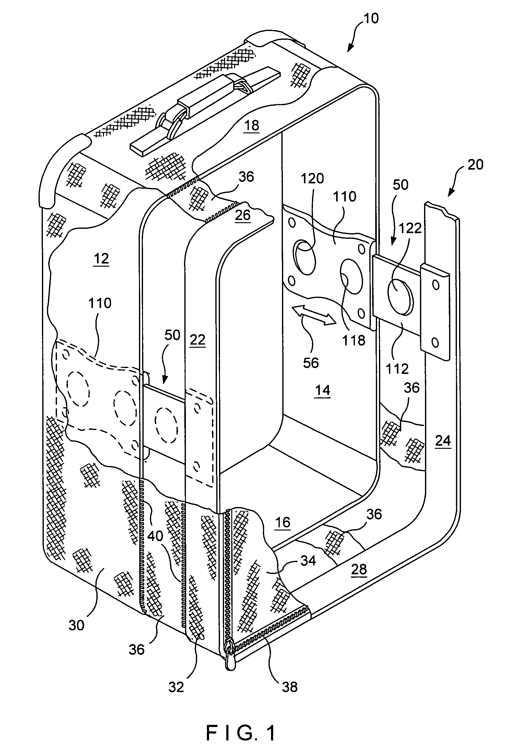 Expandable luggage