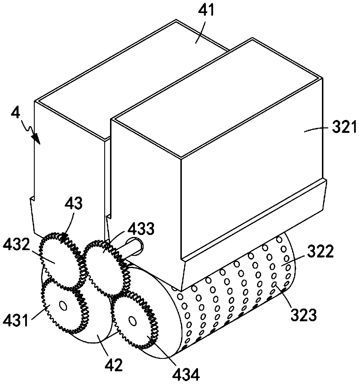 Reflective road marking line synthesis marking device