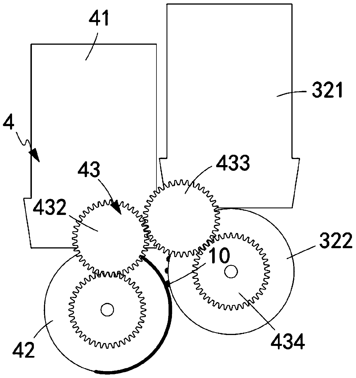 Reflective road marking line synthesis marking device