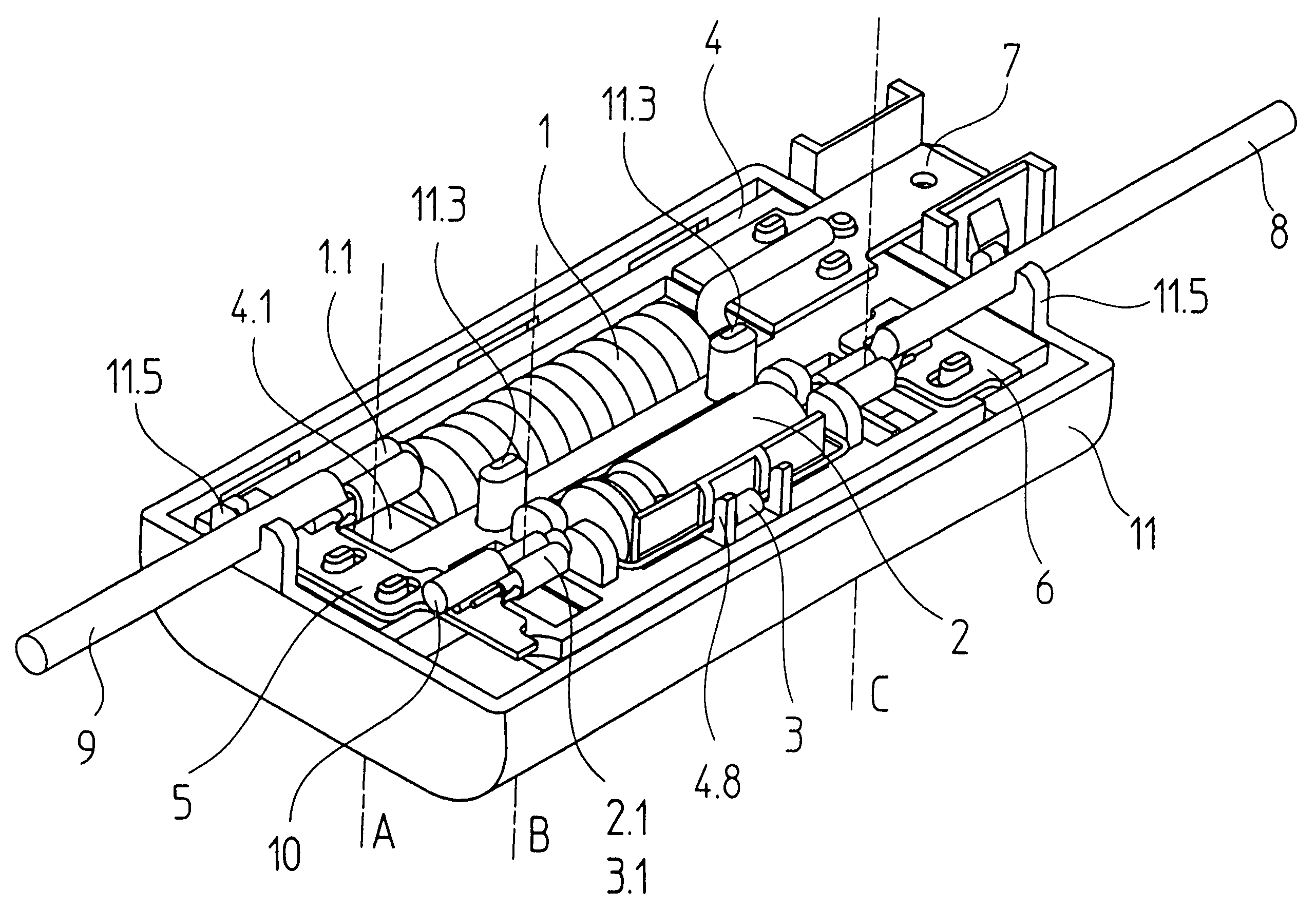 Anti-resonant circuit arrangement