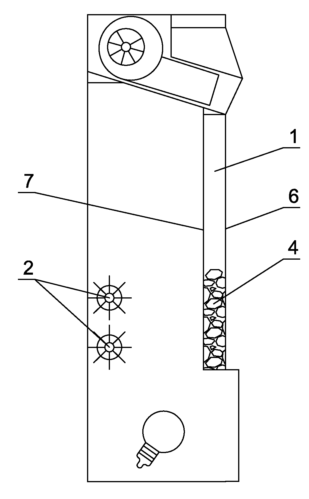 Electric Fireplace with Flame Curtain