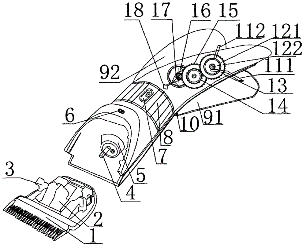 Handheld power generating device and handheld power-generating type multifunctional clipper